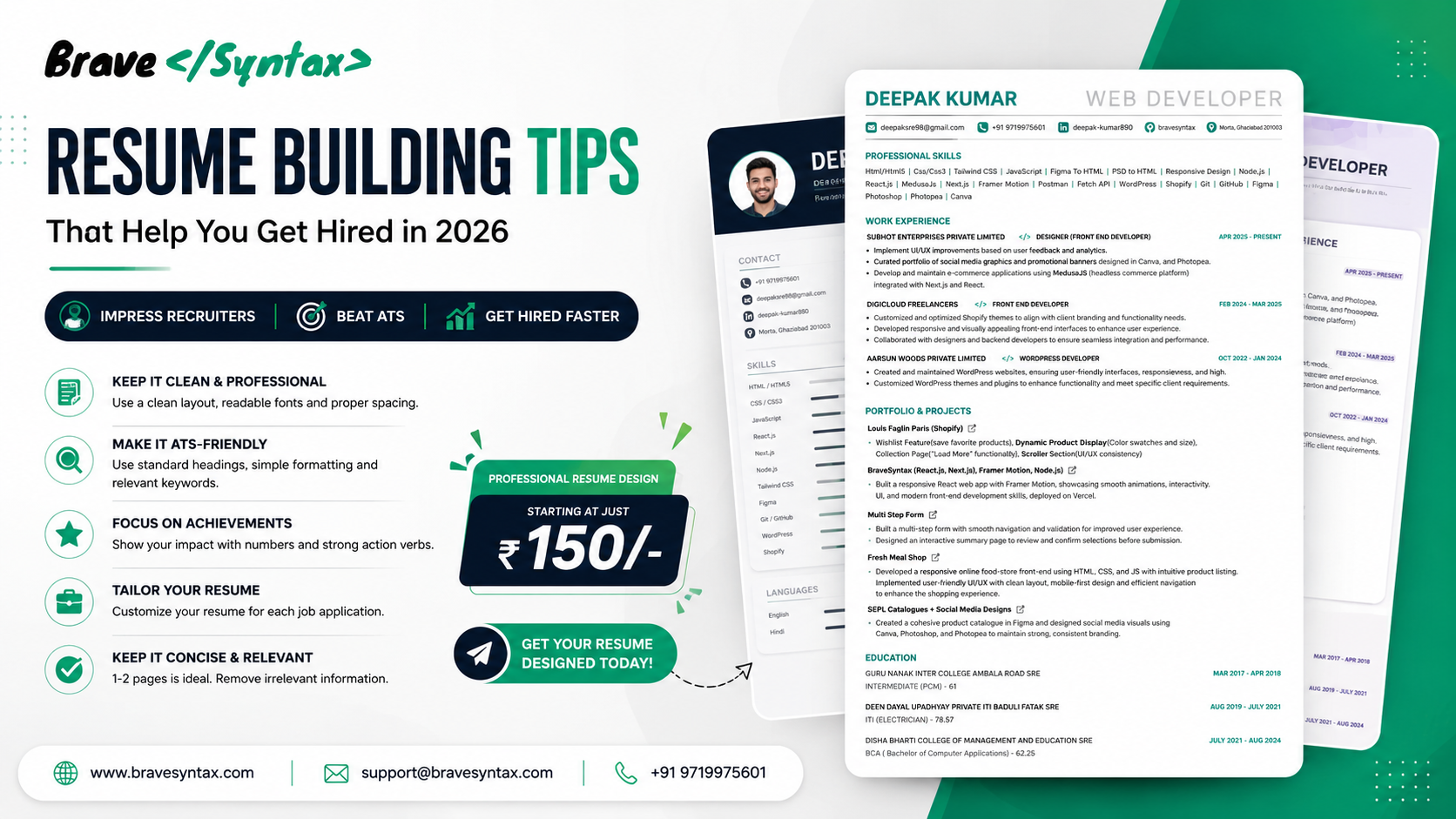 Resume Building Tips for 2026: How to Create an ATS-Friendly Resume That Gets Interviews